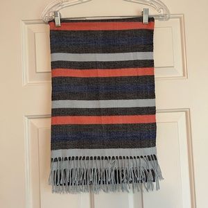 Gap Women's Cozy Scarf Pink, Blue, and Grey One Size
